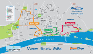 Visit Mannum Historic Walks Map